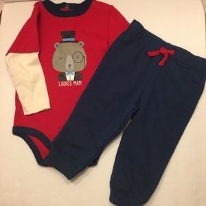 3/$20 💞NWOT 2 piece “Ladies Man” Set